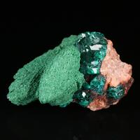 Malachite Psm On Dioptase