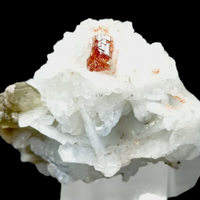 Spessartine Var Garnet Cleavelandite & Muscovite