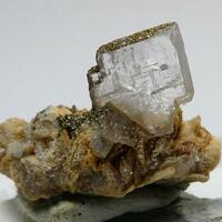 Baryte On Siderite With Pyrite