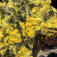 Uranopilite On Uraninite