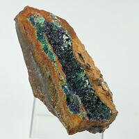 Azurite With Malachite