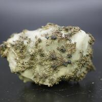 Silver Acanthite & Calcite
