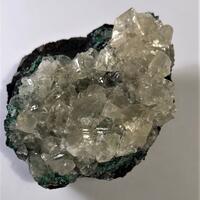 Calcite With Malachite