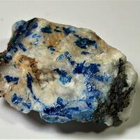 Linarite On Quartz