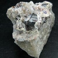 Cassiterite On Quartz