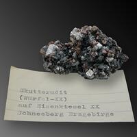 Skutterudite On Quartz Var Eisenkiesel