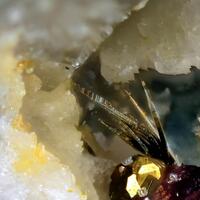 Millerite Sphalerite & Chalcopyrite