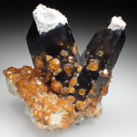 Spessartine & Smoky Quartz