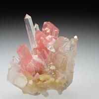 Rhodochrosite & Quartz