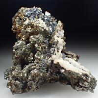 Pyrite Psm Pyrrhotite & Galena & Calcite & Sphalerite