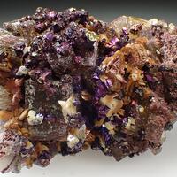 Chalcopyrite & Siderite & Fluorite