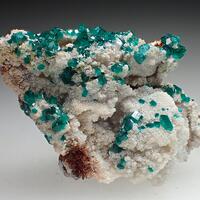 Dioptase & Calcite