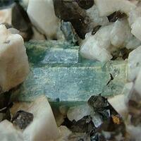 Aquamarine Smoky Quartz & Orthoclase