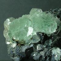 Fluorite On Sphalerite