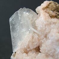 Stilbite On Chabazite