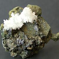 Acanthite With Marcasite & Quartz On Acanthite Psm Polybasite