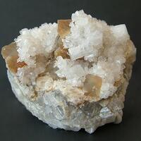 Harmotome With Calcite