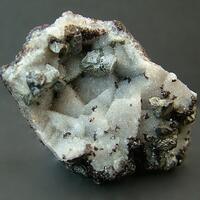 Quartz Epimorphs Psm Fluorite With Sphalerite