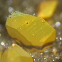 Greenockite On Sphalerite