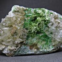 Chrome-Vesuvianite & Diopside