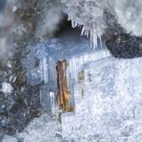 Leucosphenite Lorenzenite & Quartz