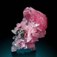 Rhodonite Quartz & Pyrite