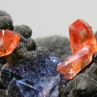 Rhodochrosite & Fluorite