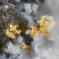 Native Gold Perroudite & Capgaronnite