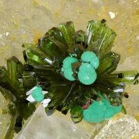 Olivenite & Malachite