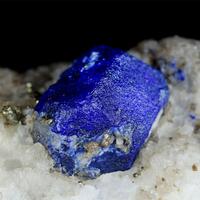 Lazurite With Calcite & Pyrite
