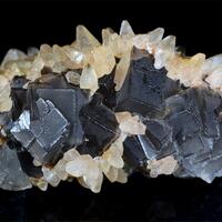 Fluorite With Calcite