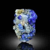 Afghanite With Lazurite Pyrite & Calcite