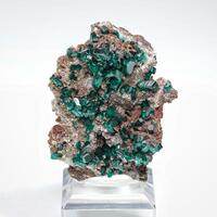 Dioptase & Calcite