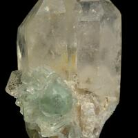 Fluorite On Quartz