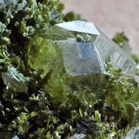 Clinozoisite & Quartz With Clinozoisite Inclusions