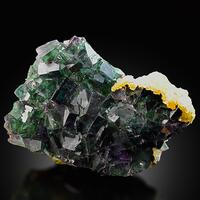 Fluorite With Calcite