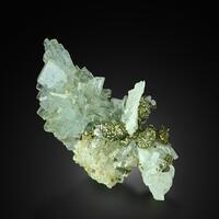 Baryte With Pyrite & Calcite