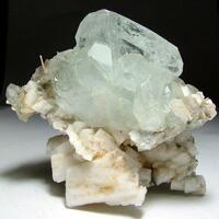 Aquamarine With Albite