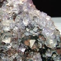 Fluorite & Quartz On Hematite