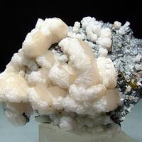 Manganoan Calcite With Dolomite On Galena