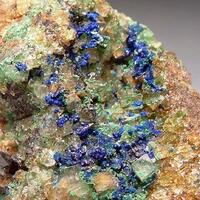 Azurite & Fluorite