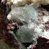 Fluorite Bismuthinite & Lepidocrocite