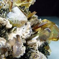 Titanite Actinolite & Calcite