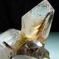 Quartz With Brookite & Rutile Inclusions