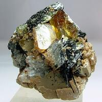 Titanite Actinolite & Calcite