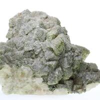 Dolomite & Mottramite On Calcite