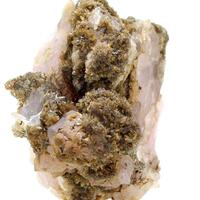 Eosphorite On Rose Quartz