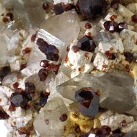 Spessartine & Quartz With Orthoclase