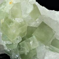 Fluorite On Quartz