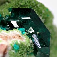 Dioptase Duftite & Calcite